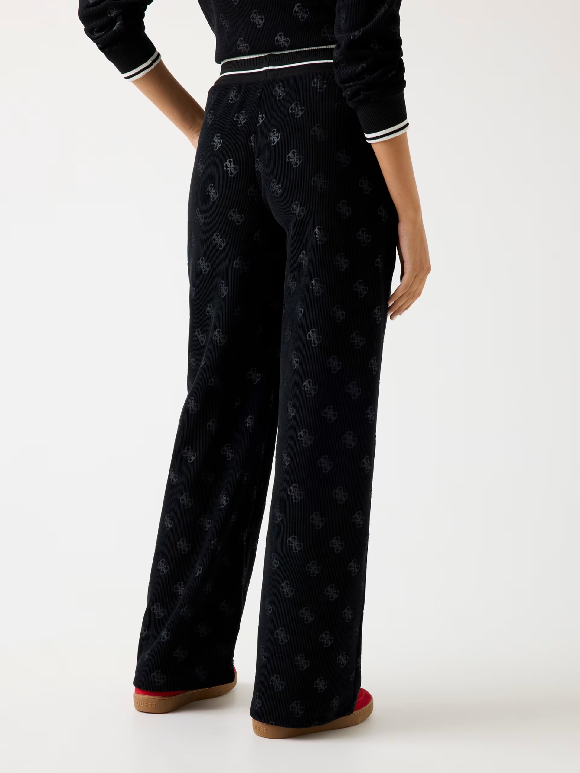 Calças Desportivas PAULINA Bombazine Preto - Guess  3