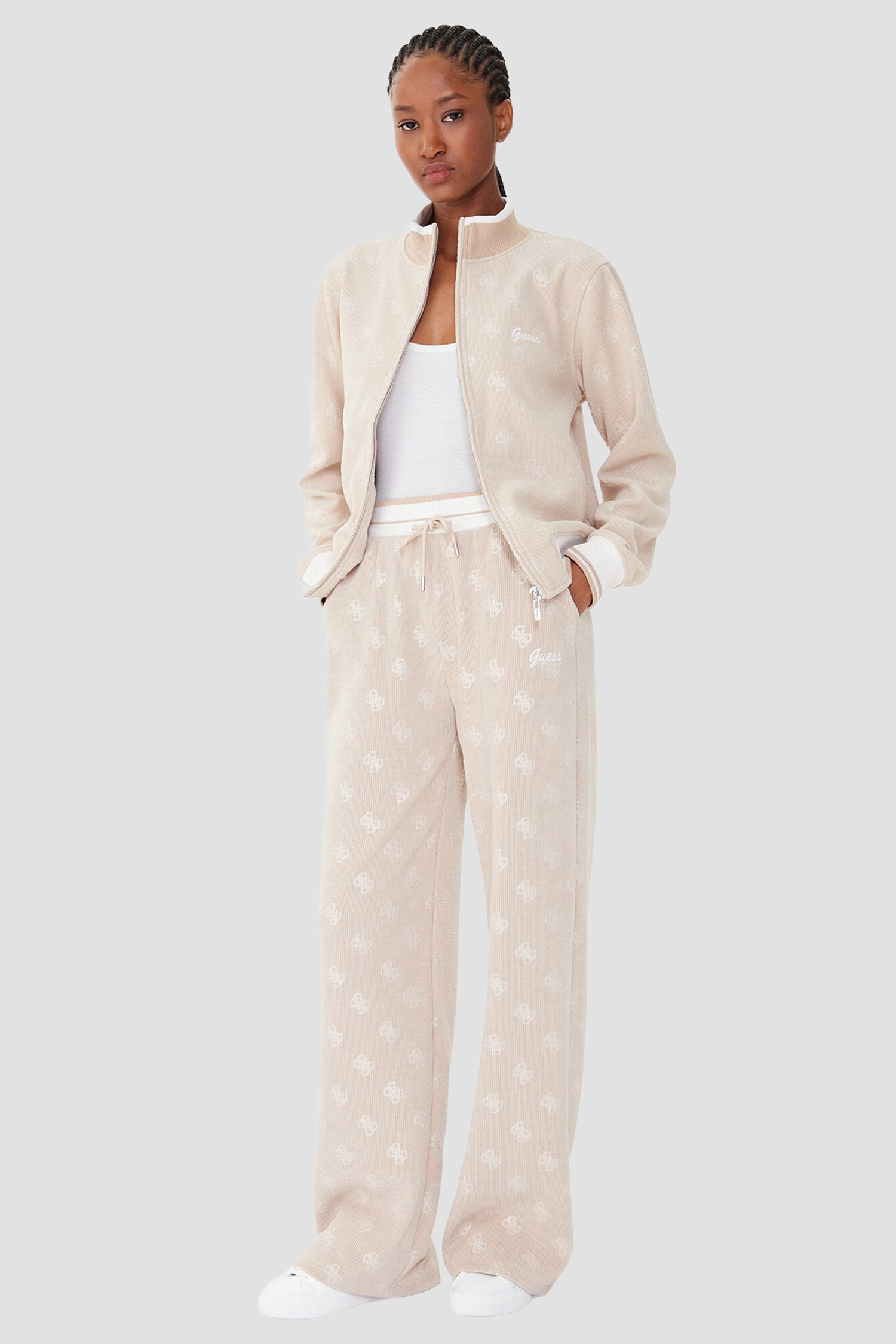 Casaco Desportivas PAULINA Bombazine Creme - Guess 6