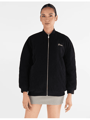 Bomber PAULINA em Bombazine Preto - Guess