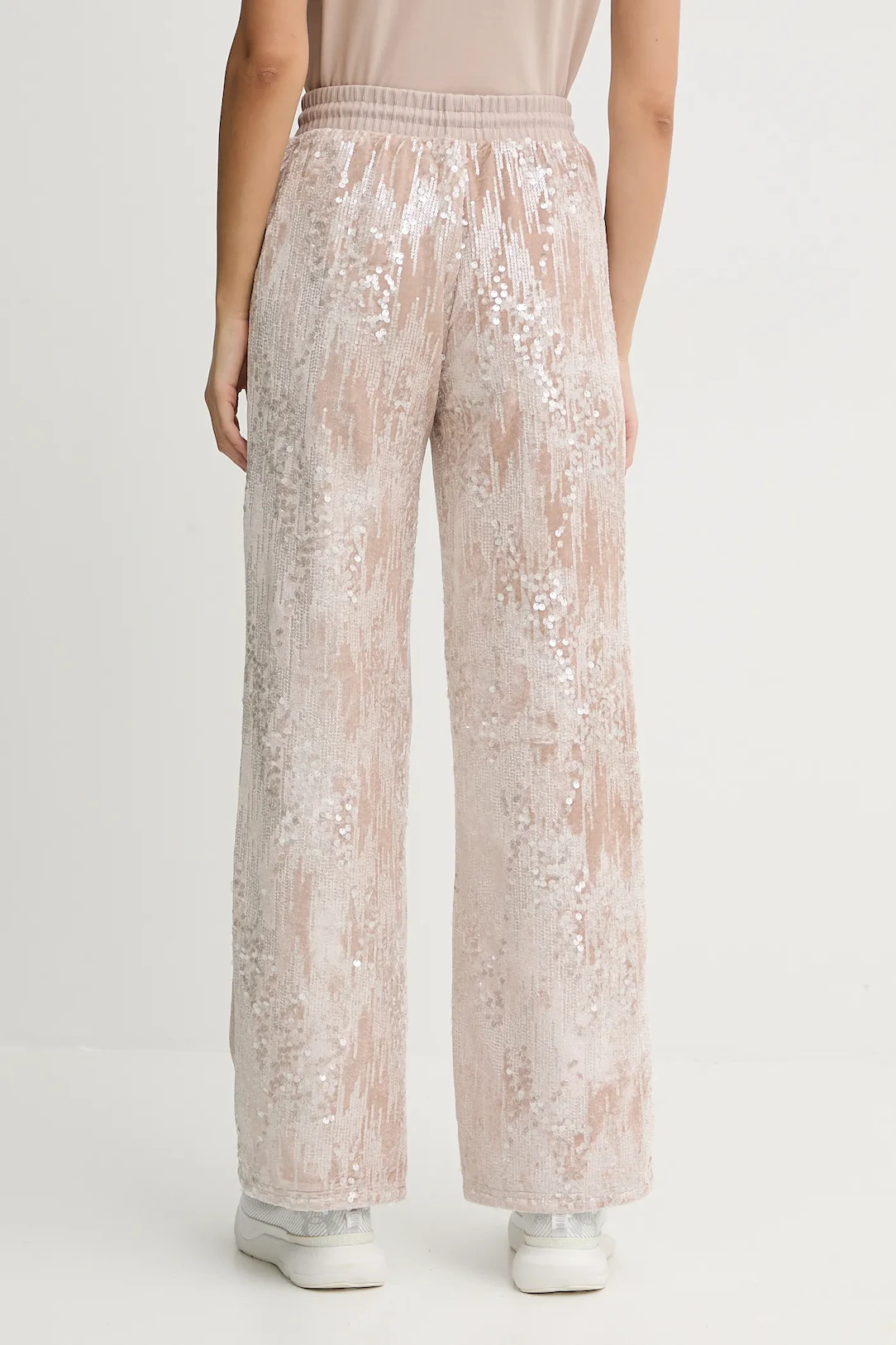 Calças com Latejoulas e Veludo Nude - Guess 2