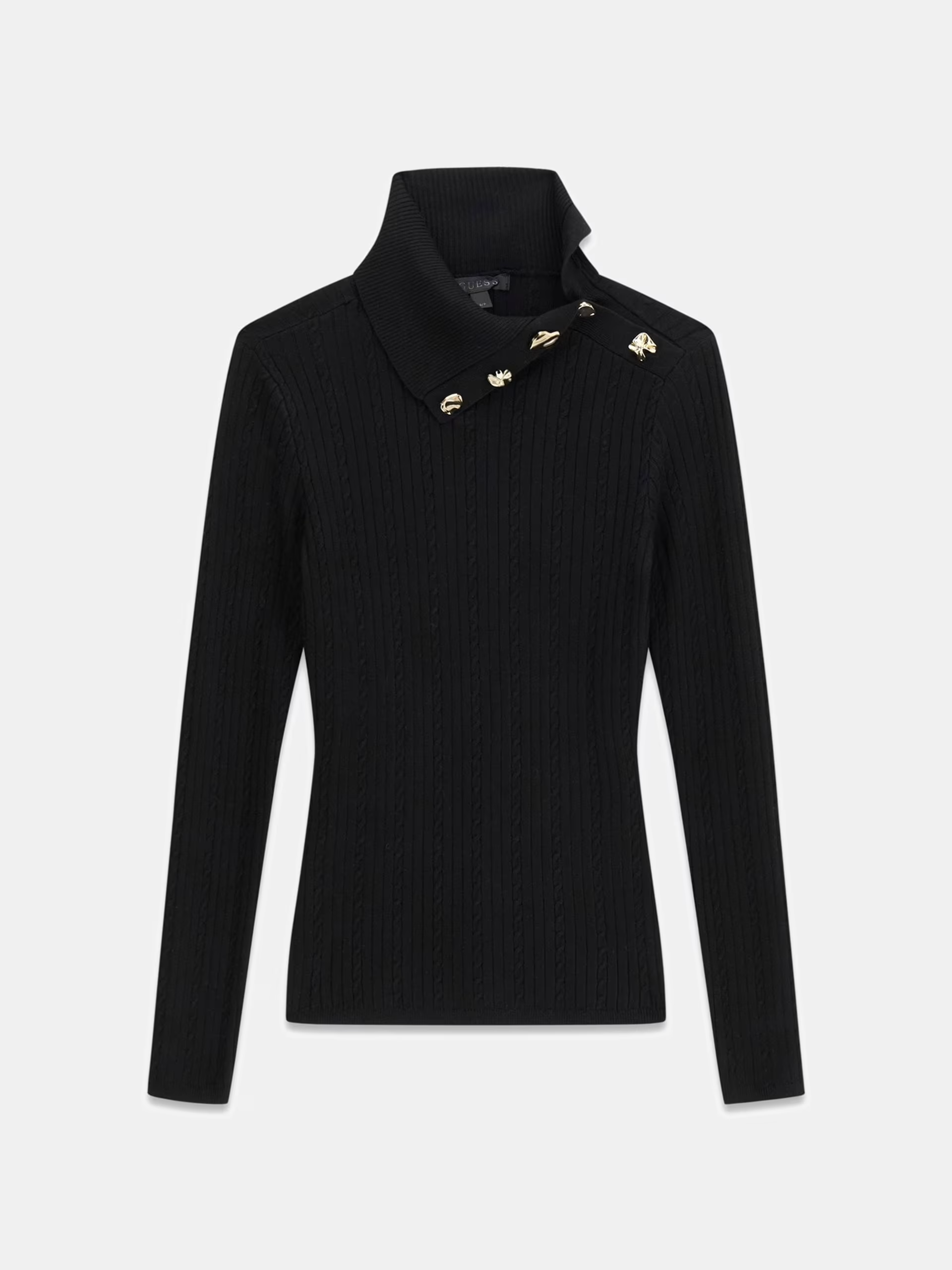 Camisola de Malha Gola Alta PRSICILLA Preto - Guess  5