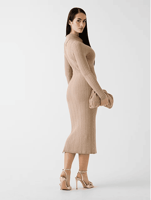 Vestido de Malha PRISCILLA Bege - Guess 