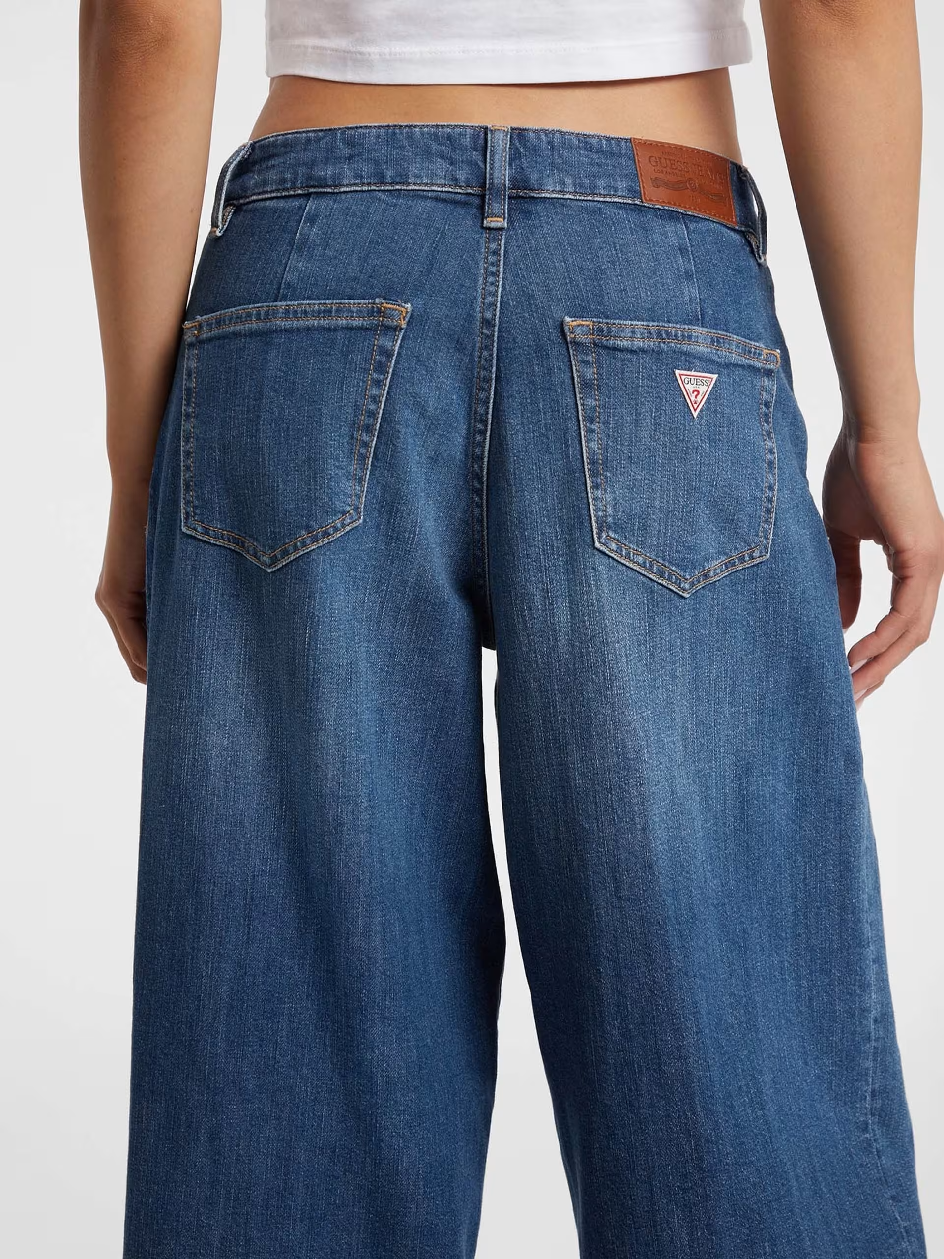 Calças de Ganga com Pregas G12 - Guess Jeans 4