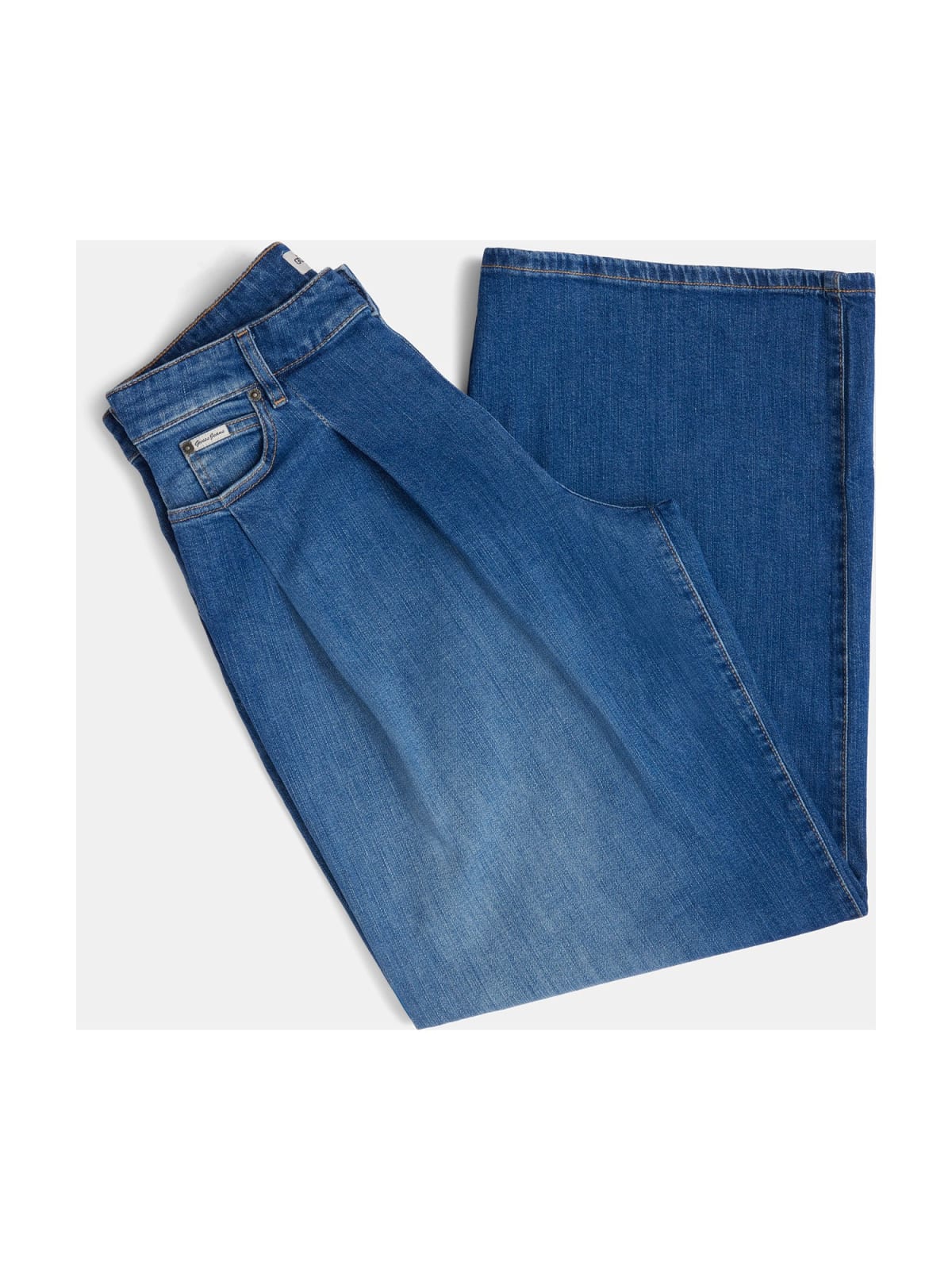 Calças de Ganga com Pregas G12 - Guess Jeans 5