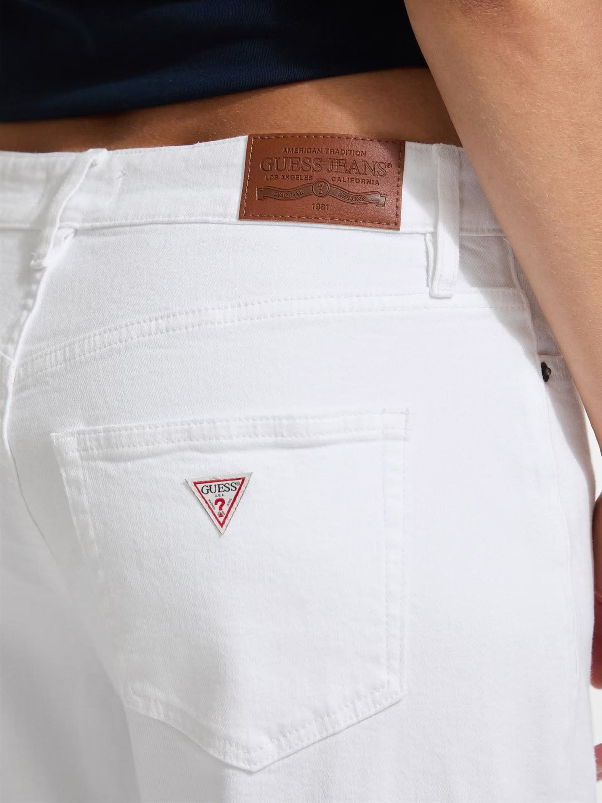 Calças Extra Wide G13 Branco - Guess Jeans 4