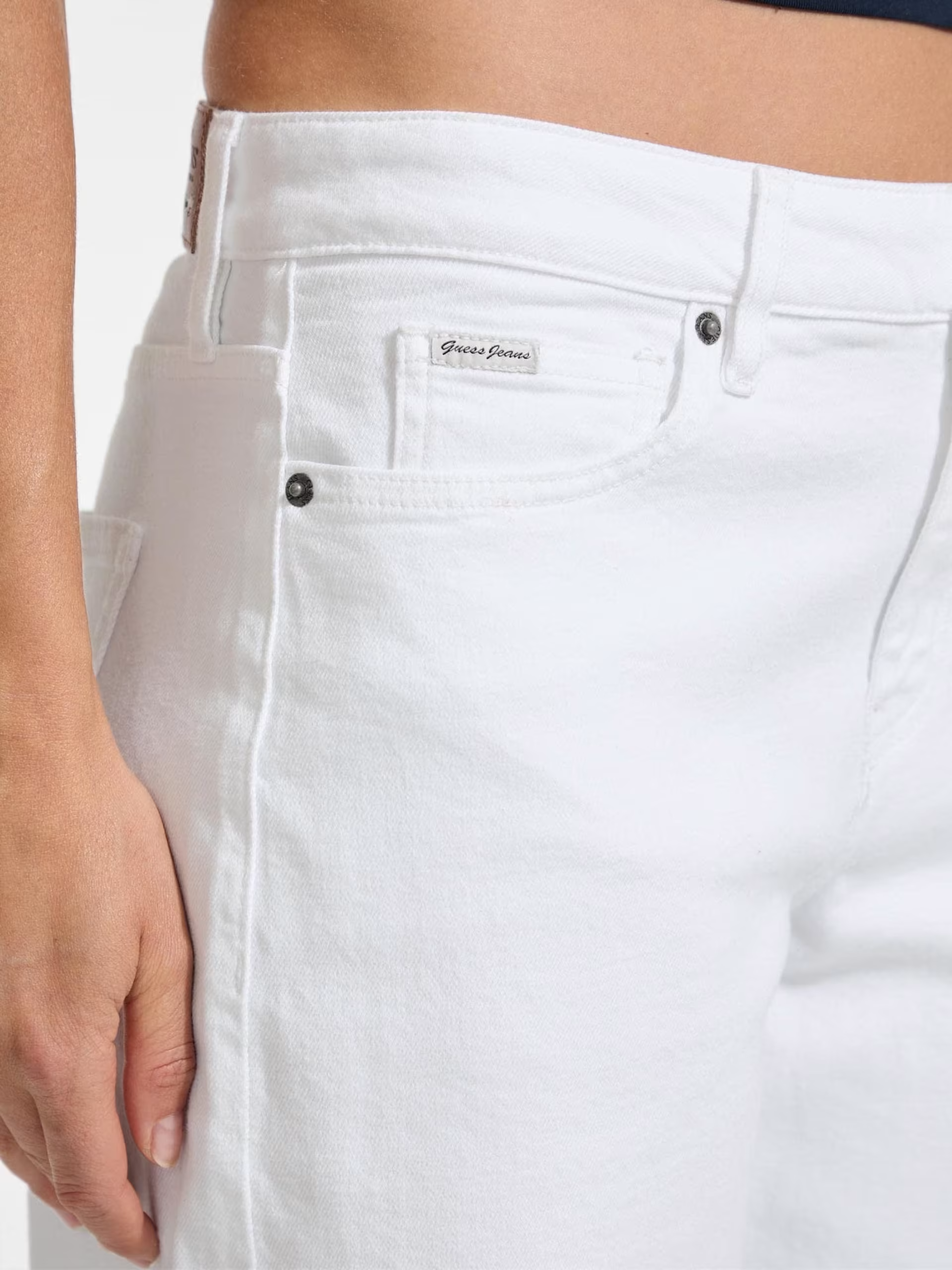 Calças Extra Wide G13 Branco - Guess Jeans 5
