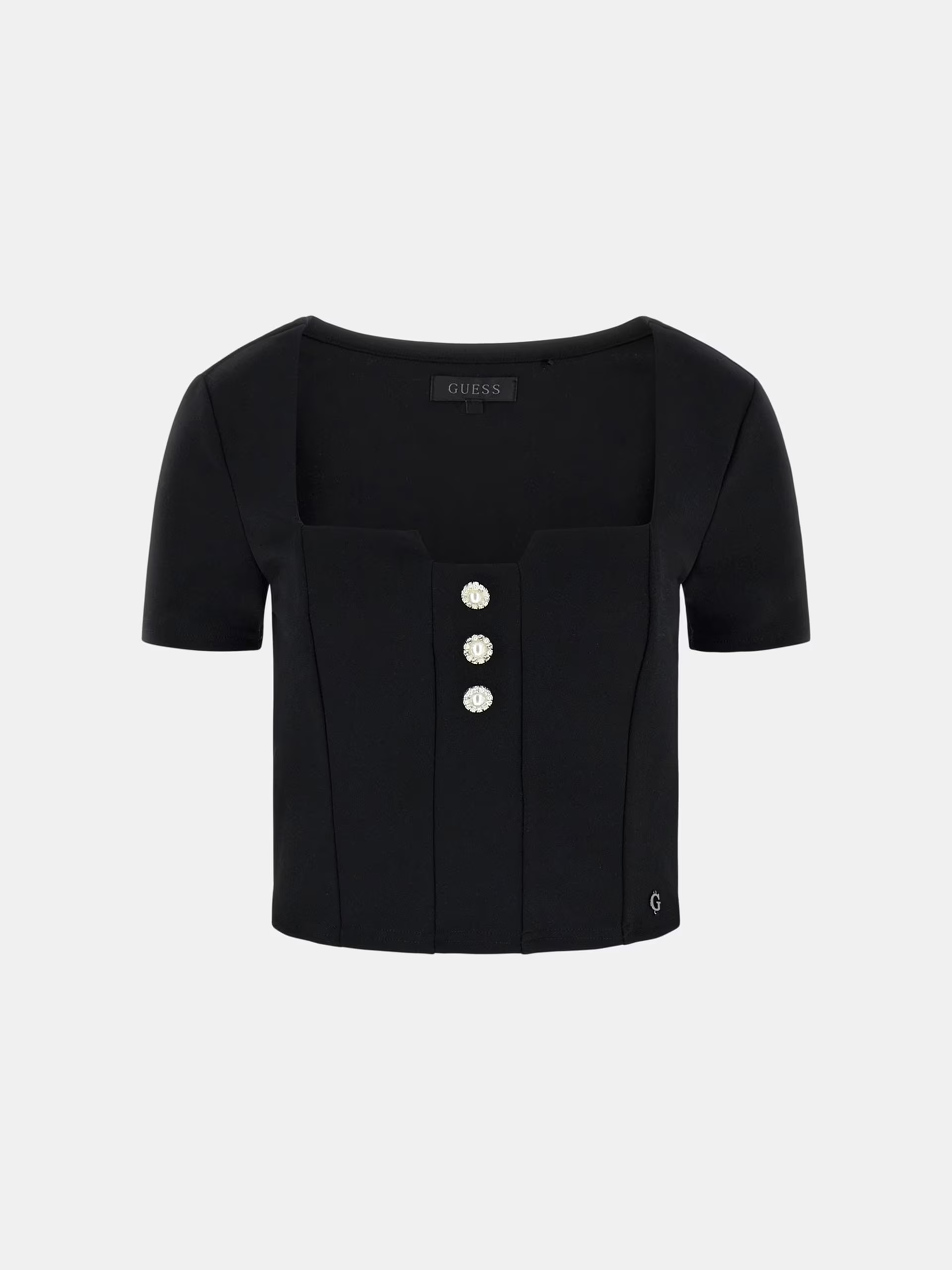 Blusa Manga Curta EVELINA Preto - Guess - BREVEMENTE DISPONÍVEL 5