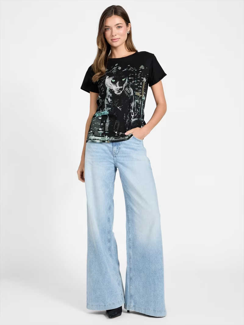T-shirt Pantera Preto  - Guess 3