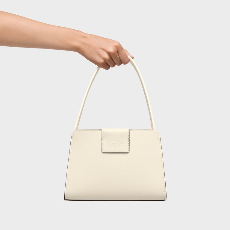 Mala de Ombro City Pequena Kaos Icon Pedra - Tous  3