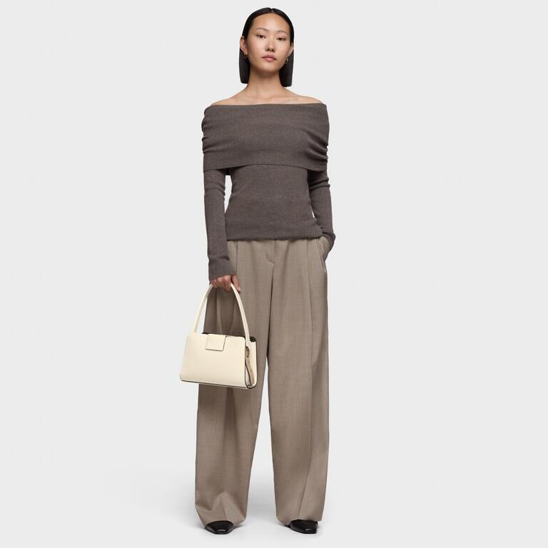 Mala de Ombro City Pequena Kaos Icon Pedra - Tous  4