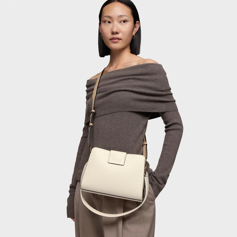 Mala de Ombro City Pequena Kaos Icon Pedra - Tous  5