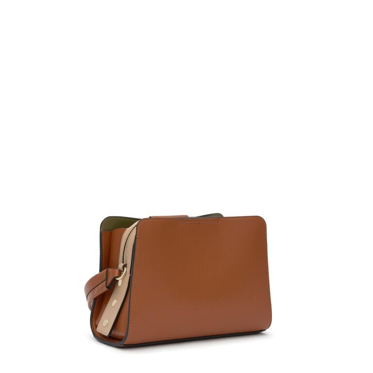 Mala de Ombro City Pequena Kaos Icon Camel - Tous - BREVEMENTE DISPONÍVEL 3