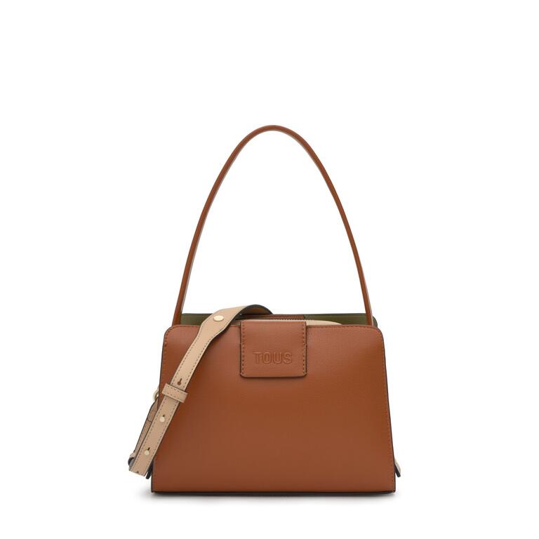 Mala de Ombro City Pequena Kaos Icon Camel - Tous - BREVEMENTE DISPONÍVEL 1