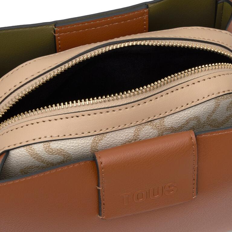 Mala de Ombro City Pequena Kaos Icon Camel - Tous - BREVEMENTE DISPONÍVEL 5