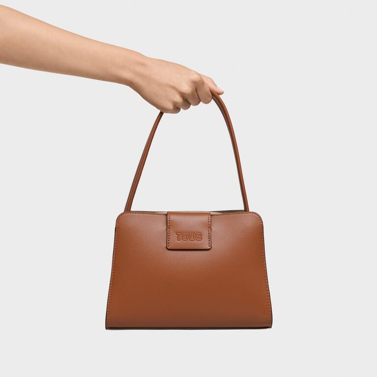 Mala de Ombro City Pequena Kaos Icon Camel - Tous - BREVEMENTE DISPONÍVEL 2