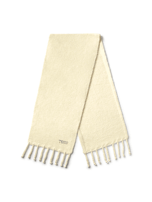 Cachecol Crystal com Strass Amarelo Pastel -  Tous