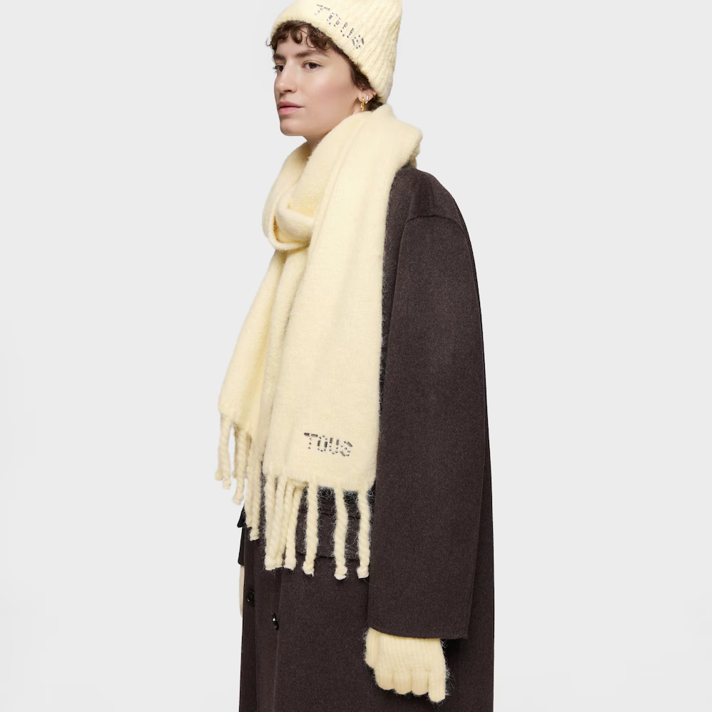 Gorro Crystal com Strass Amarelo Paste - Tous  2