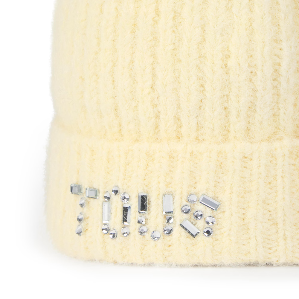 Gorro Crystal com Strass Amarelo Paste - Tous  4