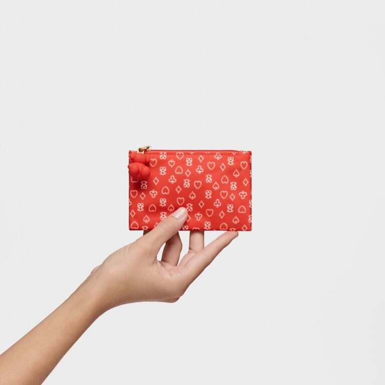 Carteira em Nylon Bear Anniversary Vermelho - Tous 1