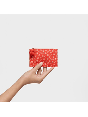 Carteira em Nylon Bear Anniversary Vermelho - Tous