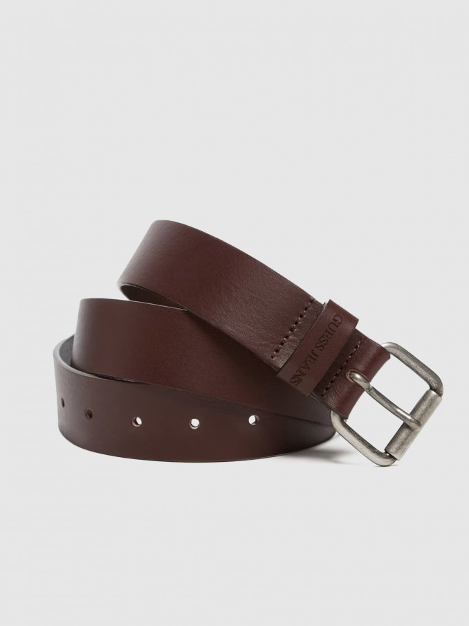 Cinto em Pele Castanho - Guess Jeans 1
