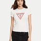 T-shirt Básica Triângulo Branco - Guess Jeans - Thumbnail 1