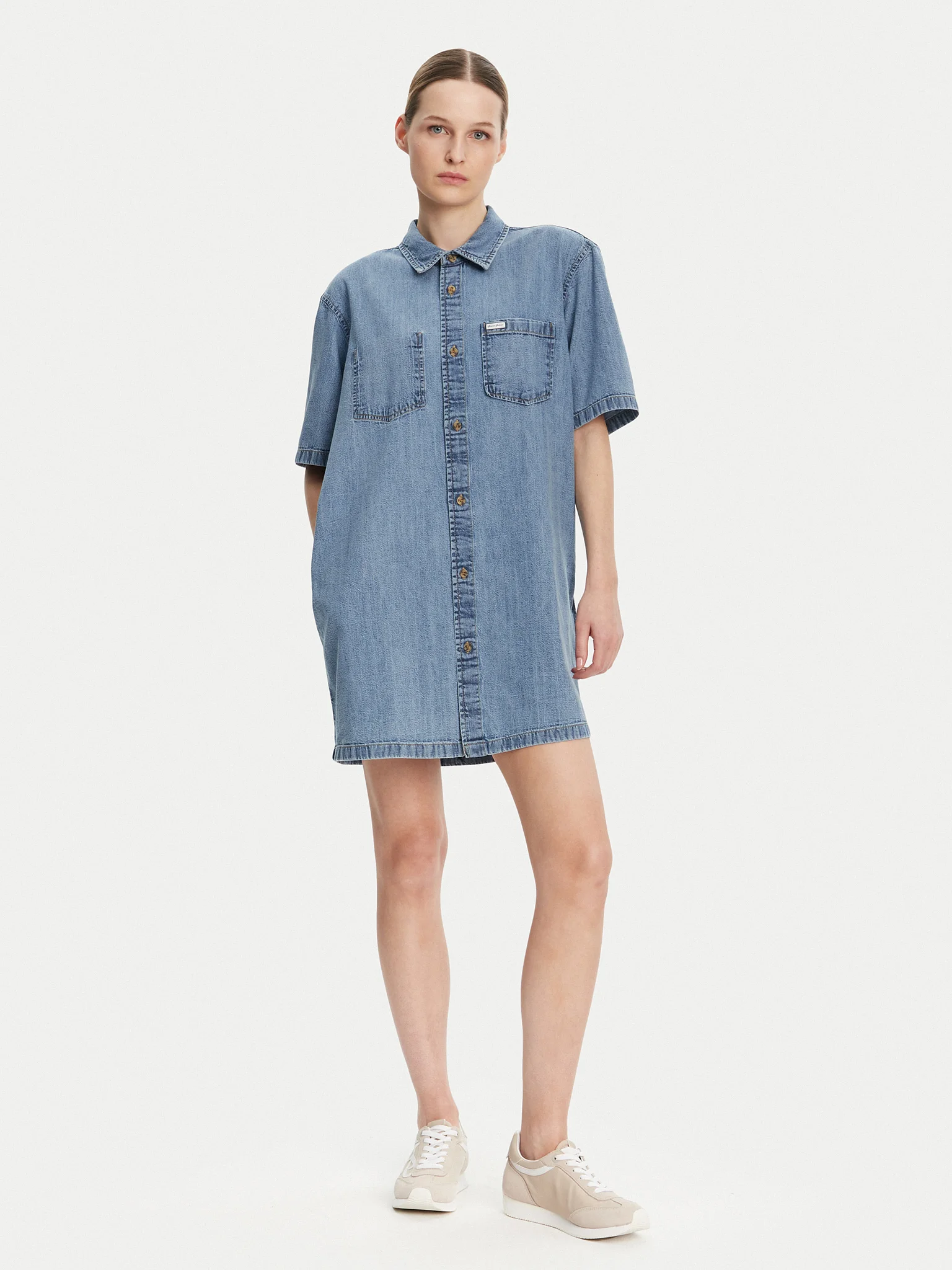 Vestido em Ganga Largo  - Guess Jeans 2