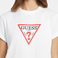 T-shirt Boxy Básica Branco - Guess Jeans - Miniatura 4