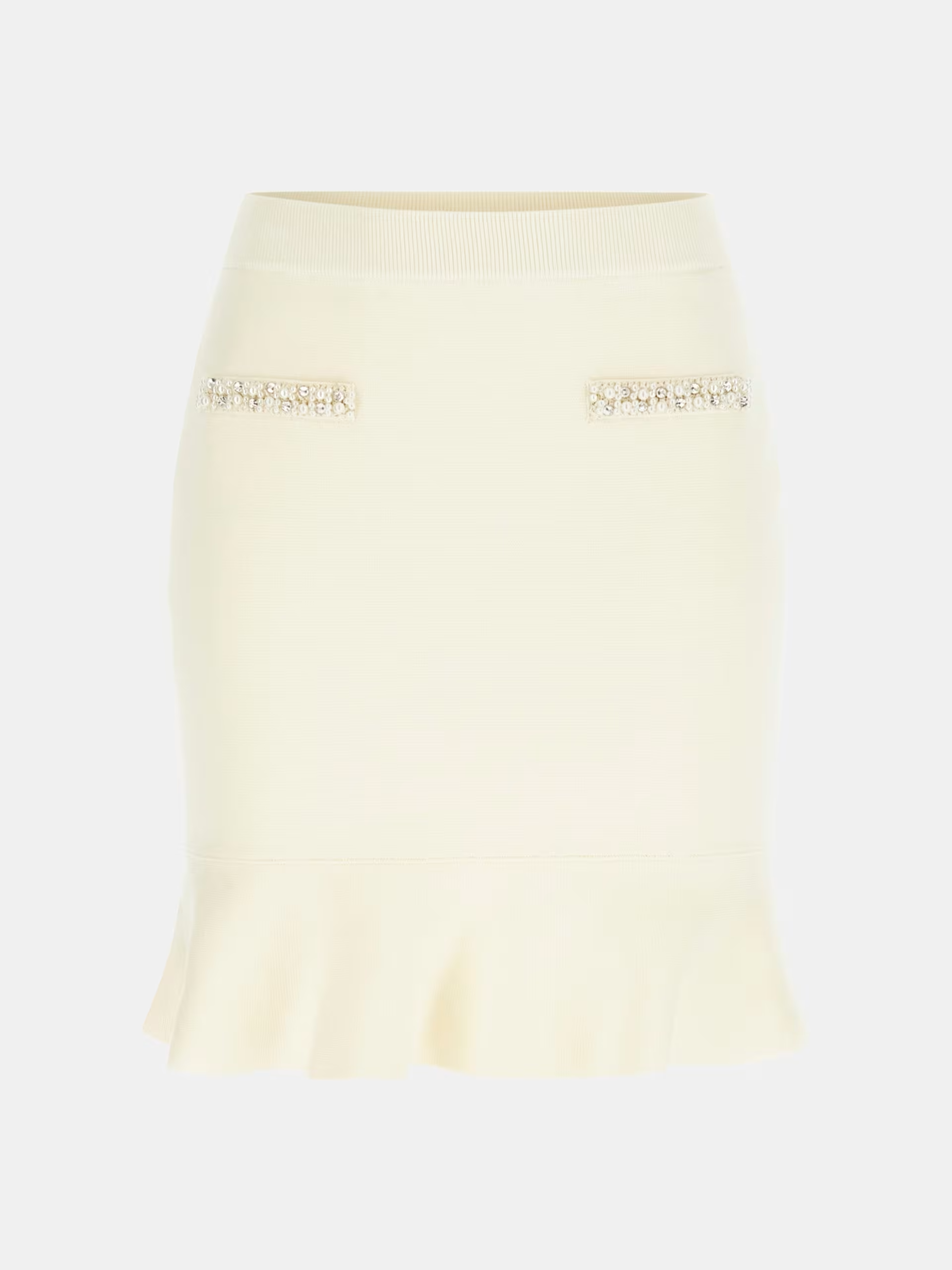 Saia Curta Com Folho RAINA Branco - Guess  5