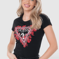 T-shirt Floral Preto e Vermelho - Guess  - thumbnail 2