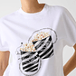 T-shirt Pipocas Branco - Guess  - Thumbnail 4
