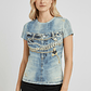 T-shirt Denim Cintos Ganga - Guess - Thumbnail 1