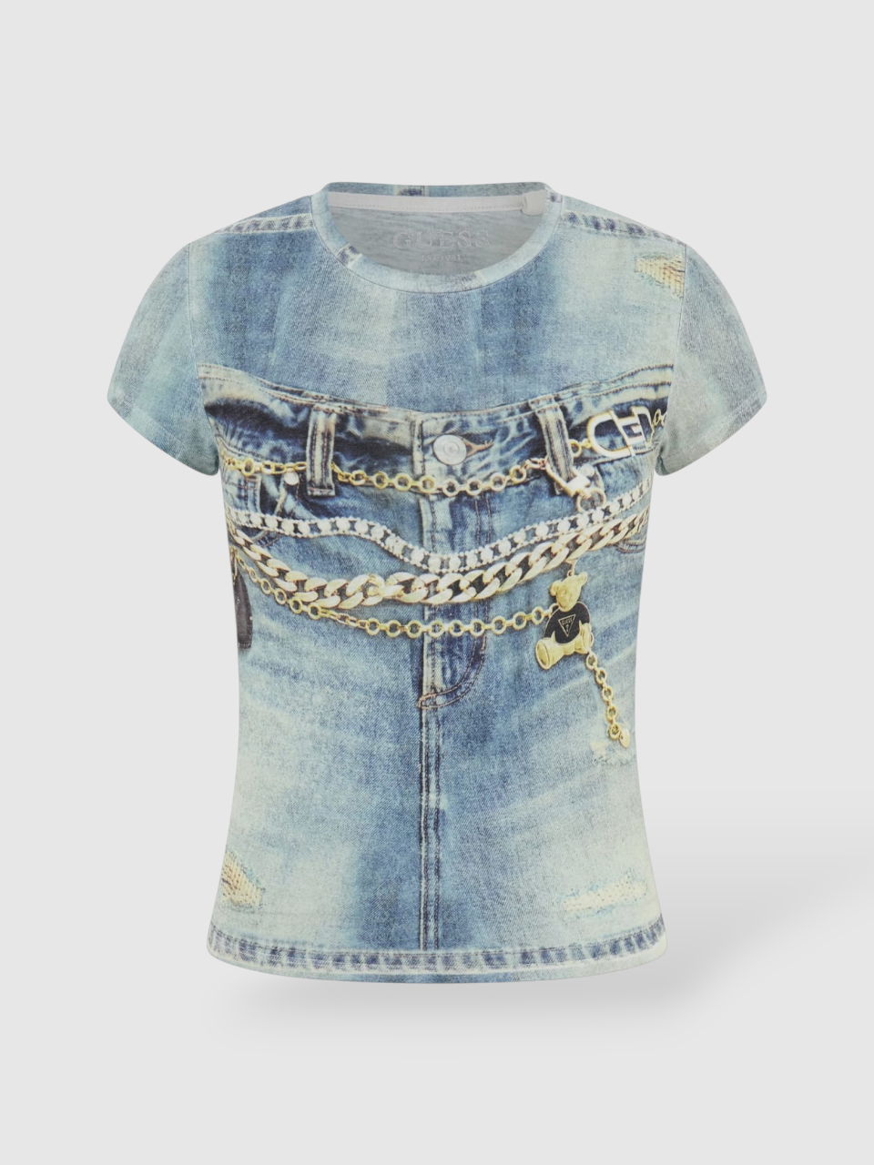 T-shirt Denim Cintos Ganga - Guess 3