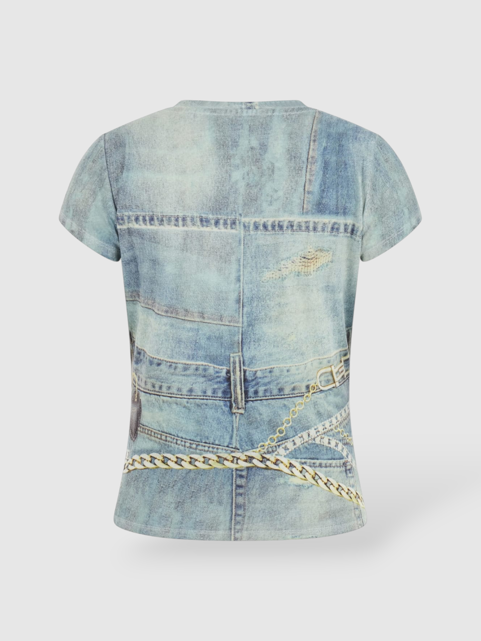 T-shirt Denim Cintos Ganga - Guess 4