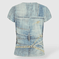 T-shirt Denim Cintos Ganga - Guess - Thumbnail 4