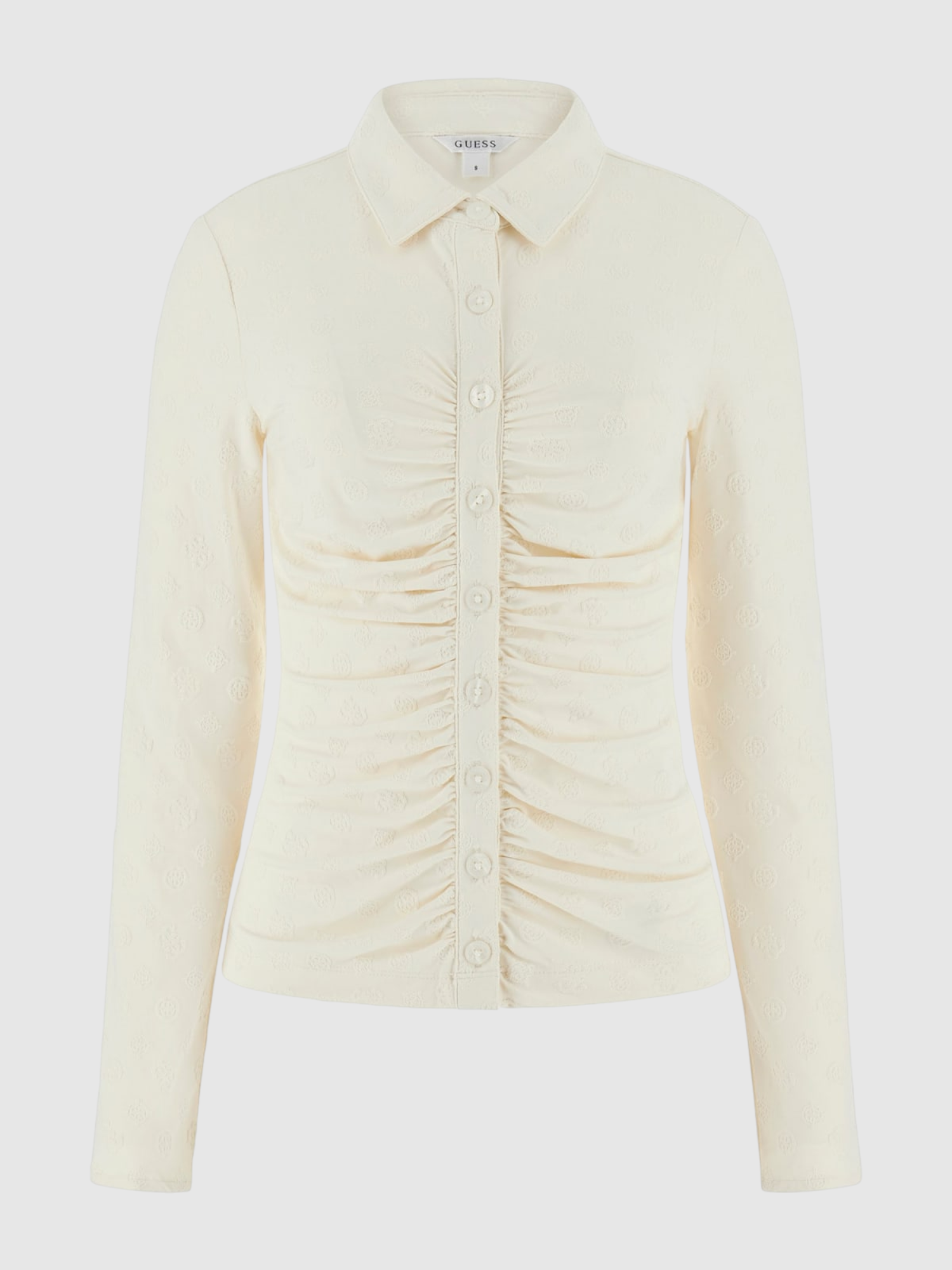 Camisa Drapeada SHIRRING Branco - Guess 3