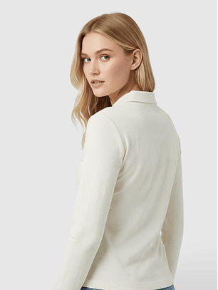 Camisa Drapeada SHIRRING Branco - Guess