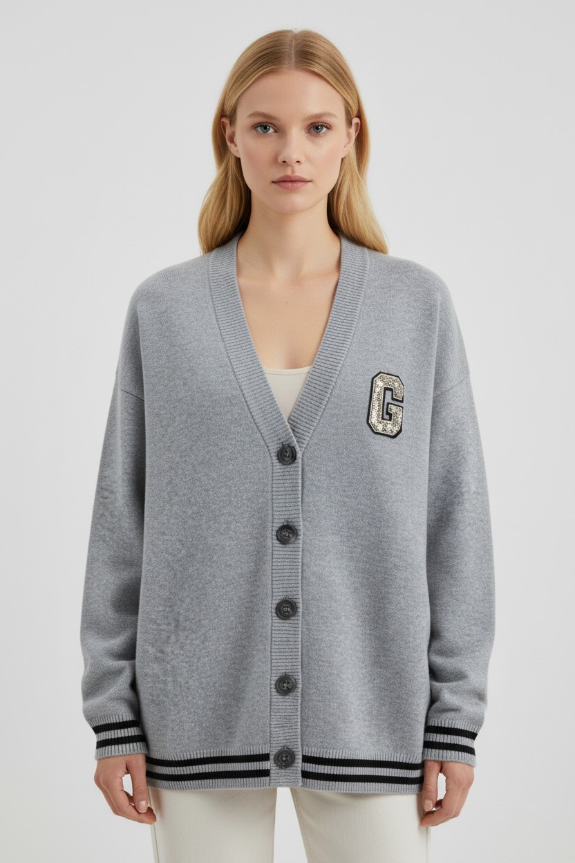 Casaco em Malha MADISON Cinza - Guess 1