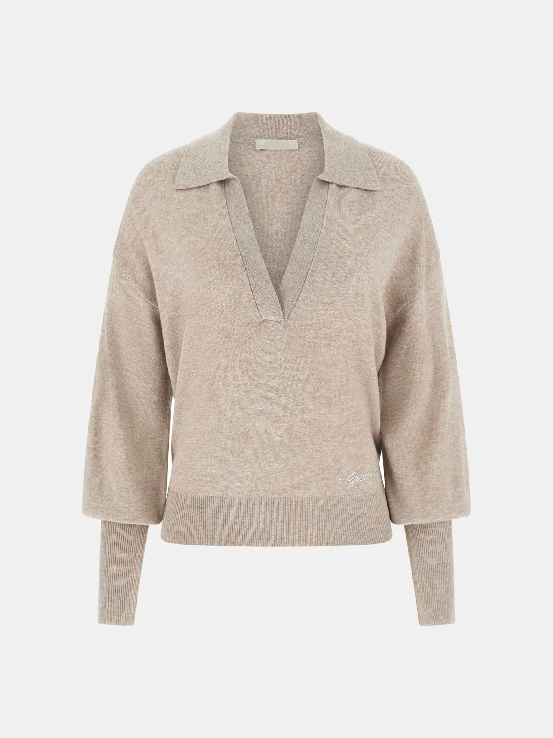 Camisola em Malha MIRANDA Taupe - Guess  5