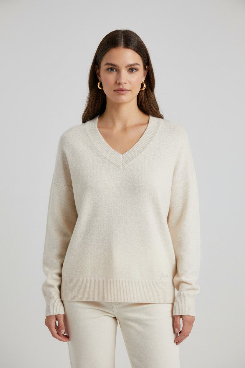 Camisola em Malha MIRANDA Branco - Guess 2