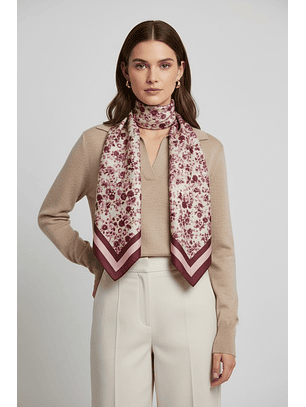 Lenço Flores BLUSH Rosa - Guess