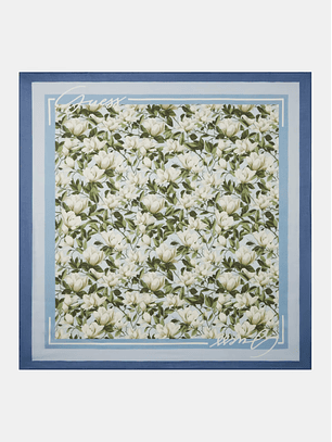 Lenço Flores BLOSSOM Azul - Guess 
