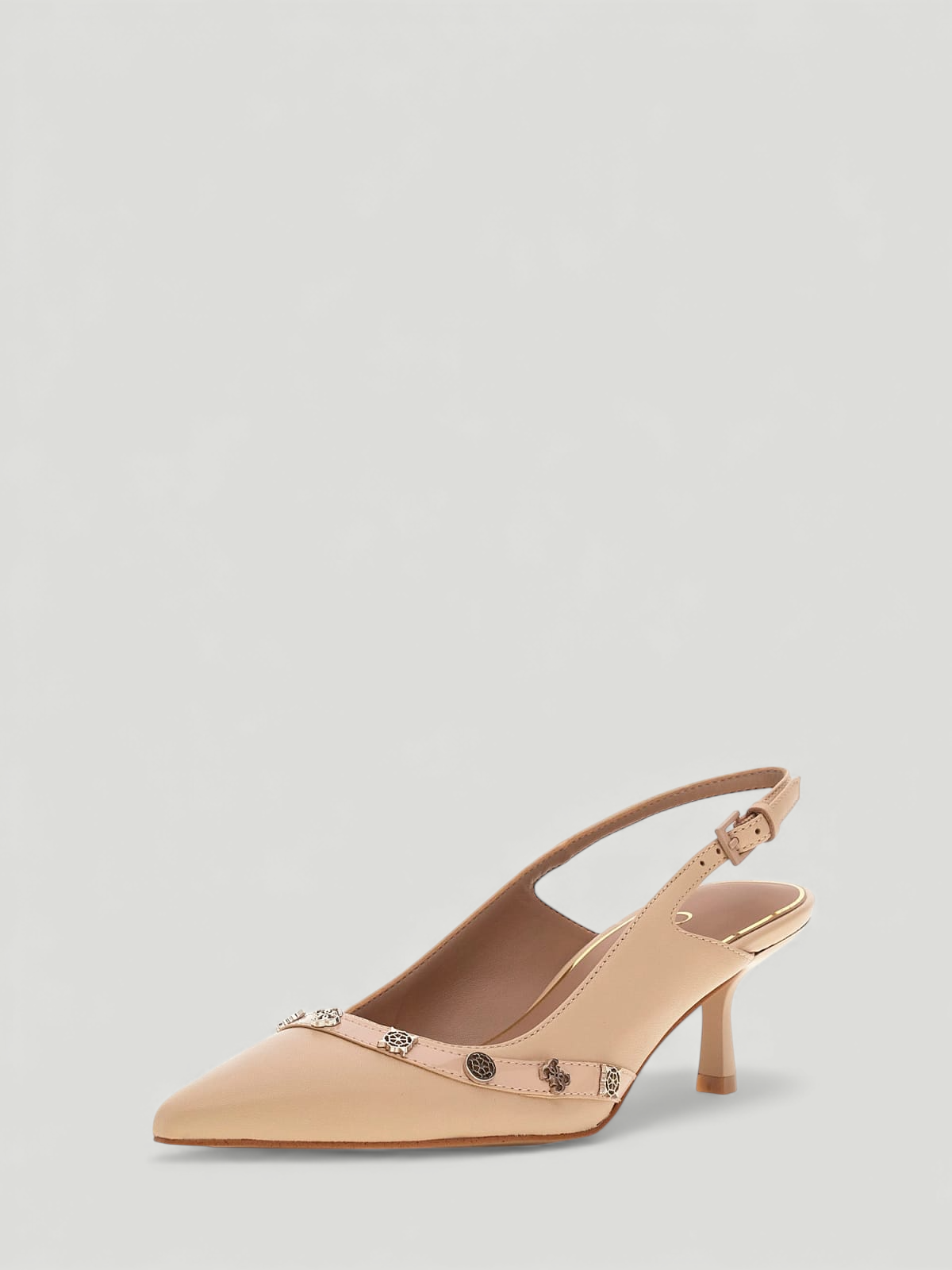 Sapato YANAI Aberto Atrás Nude - Guess  1