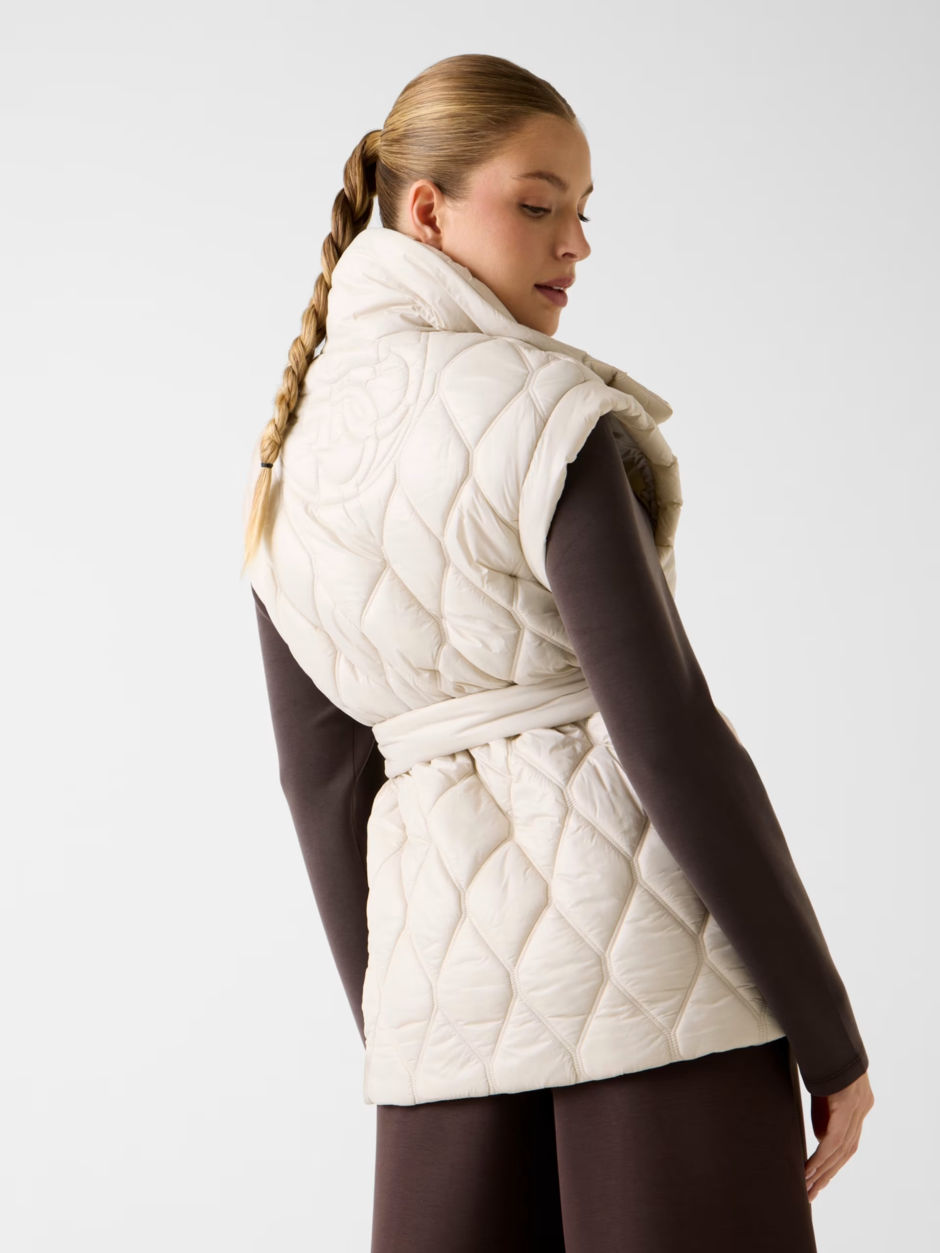 Colete HILMA Acolchoado Creme - Guess  2