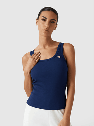 Top Canelado COLETTE Azul - Guess