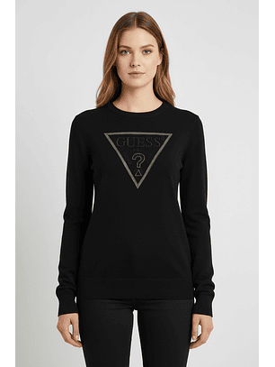 Camisola de Malha Triângulo Preto - Guess 