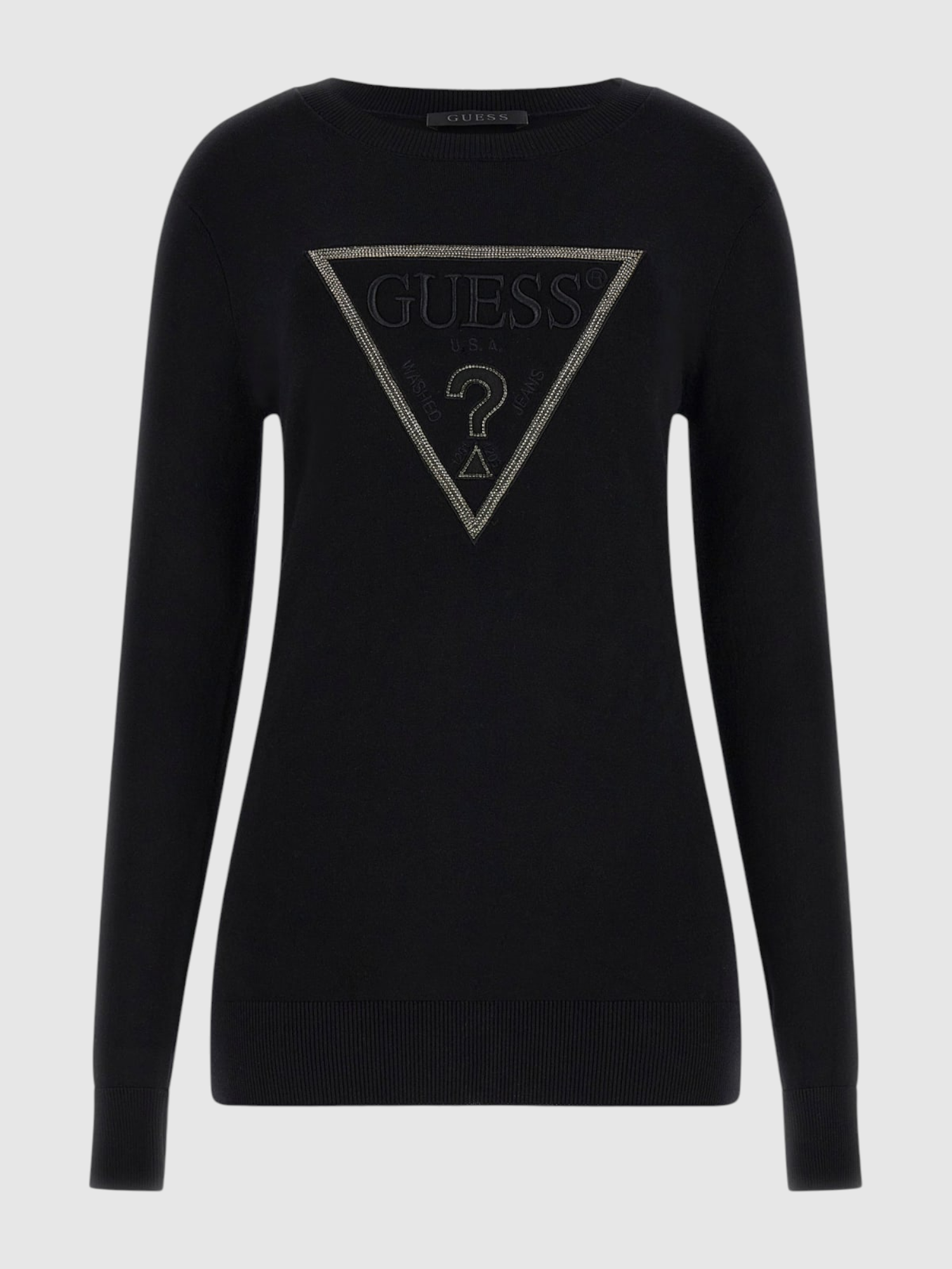 Camisola de Malha Triângulo Preto - Guess  3