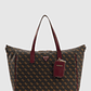 Mala de Ombro LATONA Logo Castanho e Bordeaux - Guess - thumbnail 1