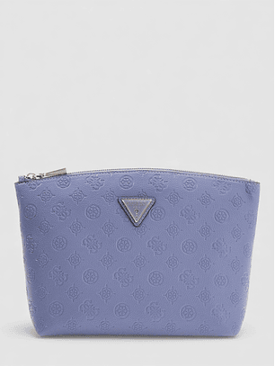 Necessaire Grande Logo Gravado Azul - Guess 