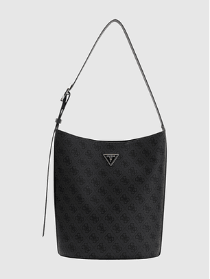 Mala Bucket de Ombro MERIDIAN II Logo Preto - Guess